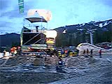 A view of the Big Air terrain at the 2004 WSI, Whistler BC