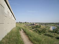 Miscellaneous photo collection: The view from the Barlow/Max Bell C-Train stop in Calgary.