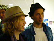 Video: Beck and Brian LeBarton after playing at Hack Day